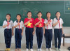 Các em học sinh lớp 4/6 Chào mừng kỉ niệm 50 năm ngày giải phóng hoàn toàn miền Nam - thống nhất đất nước (30/4/1975-30/4/2025).