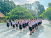 LIÊN ĐỘI TRƯỜNG TIỂU HỌC PHÚ LỢI 2-  THIẾU NHI HÁT QUỐC CA TẠI CÁC ĐỊA CHỈ ĐỎ VỚI CHỦ ĐỀ EM YÊU TỔ QUỐC VIỆT NAM