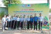ô Nguyễn Thị Minh Nguyệt - GV TPT Đội tham dự Lễ phát động “Tết trồng cây và chăm sóc cây đời đời nhớ ơn Bác Hồ”