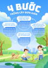 Xanh lá nhạt Be Hồng Giáo dục Khoa học Poster