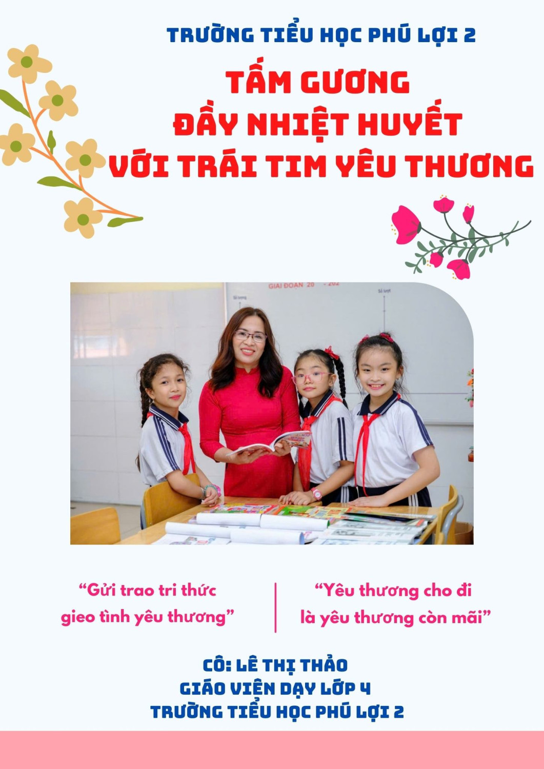 TÔN VINH HÀNH TRÌNH CỐNG HIẾN - THẦY CÔ GIÁO TIỂU HỌC PHÚ LỢI 2" - CHÀO MỪNG NGÀY NHÀ GIÁO VIỆT NAM 20/11